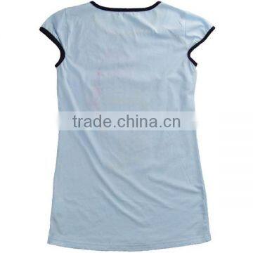 2016 100%cotton Lady Summer Short Sleeve Fashion Wholesale Clothing Woman in Turkey photo-2