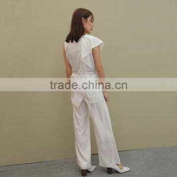 Wholesale 2016 Summer Brand Women Polyester Blouse Chiffon Stiriped Tops Lady Newest Styles Latest Fashion Blouse Design photo-6