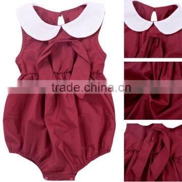 Wholesale Children's Boutique Clothing Fashion Infant Newborn Jumpsuit Baby Clothes Summer Kid Clothing Plain Baby Rompers photo-2