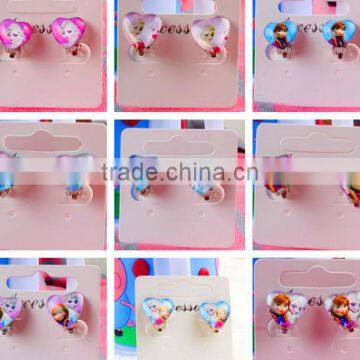 Kids metal earrings cuff most popular children clip earrings custom design earrings