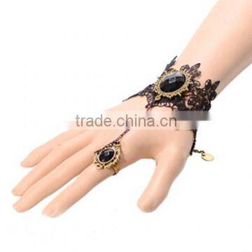 European Antique Palace Lace Bracelets New Fashion Girls Ring Bracelets Sets photo-2