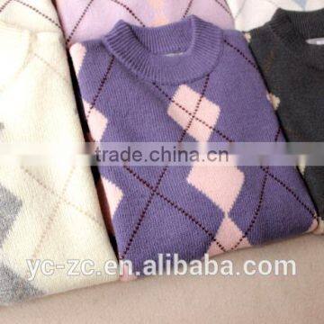 Cheap Plaid Sweater Sweater Manufacturer in China photo-2