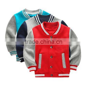 Spring Autumn Children Coat Letter Pattern Student Baseball Wear Boys Sweatshirt Girls Hoodies Casual Kid's Jacket Outerwear