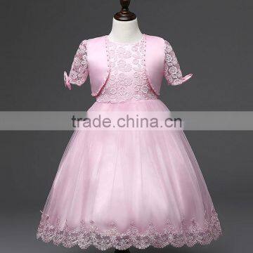 C54#2017new Design High Quality Children Long Frocks Designs Fancy Girls Party Dress photo-3