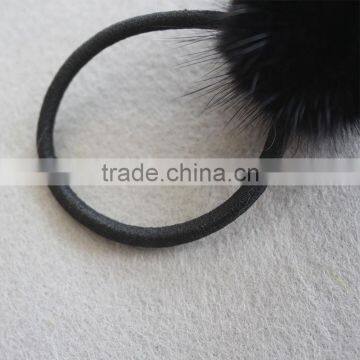 Myfur Luxury Customized Genuine Mink Fur Pompom Hair Band Accessory Wholesale photo-3