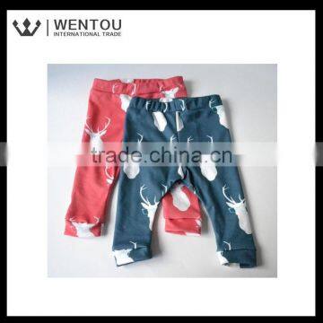 Comfortable Organic Cotton Deer Baby Leggings photo-5