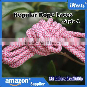 Round Rope Shoe Laces 22 Colours All Various Sizes Oval Cord Trainer Yeezy Boot Shoelaces - Shoestrings for Basketball Shoes photo-3