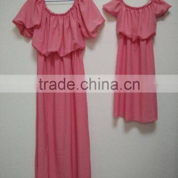 Family Matching Clothes Matching Mother And Daughter Dresses Striped Patchwork Dress New Fashion Family Look Girls Dress photo-5