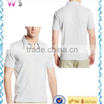 2015 Wholesale Casual Men 100% Cotton Blank Polo Shirt Cheap