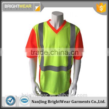 3M8712 reflective tape ANSI 107 hi vis china factory security t-shirt