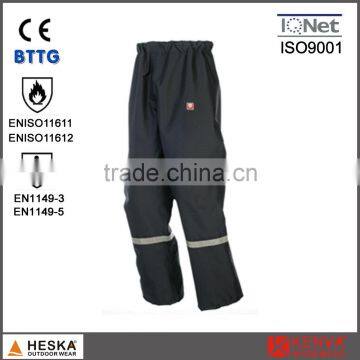 Flame resistant clothing protective pants pass EN11612