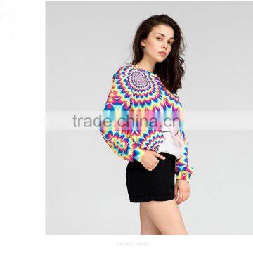 Unisex colorful printing sweatshirt wholesale