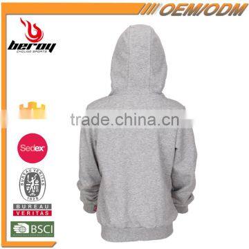 Hot Sale Long Sleeve Zipper Up Custom Sports Gym Hoodie for Kids photo-3