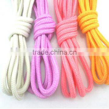 Outdoor shoelaces / round color round belt climbing sports laces 1.3 wholesale