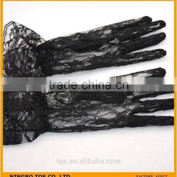 Women Fashion Wedding Short Cheap Lace Gloves photo-3