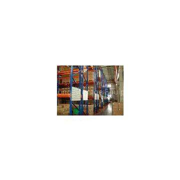 Detachable Orange Narrow Aisle Pallet Racking , 1tons/layer Metal Storage Shelves