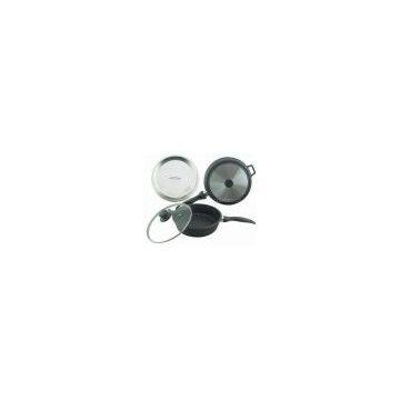 Double Pan Cooker/double Fry Pan/ Bouble Steam Pan