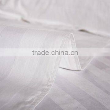 Factory Wholesale 100% Cotton 3cm Striped Hotel Bedding Set Bed Linen Sheet Sets photo-3