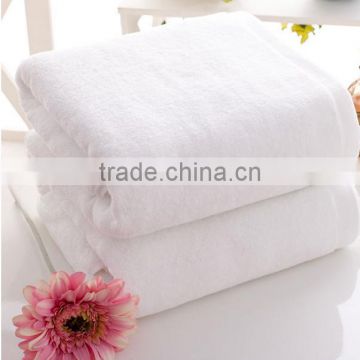 Factory Direct Selling 100% Cotton White Thick Big Bath Towel / Made in China