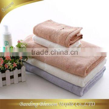 goods from china supplier plain dyed bamboo bath towel wholesale 70*150cm