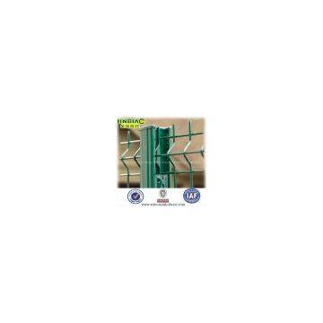 green pvc coated wire mesh fence