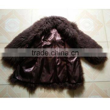 SJ192-01 Turn Down Collar Sheep Fur Coats Women Import Clothing from China