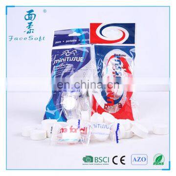 Compressed Tissue Magic Coin Hotel Napkins Tablet Tissue Paper photo-2