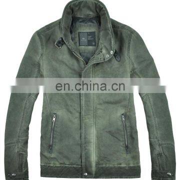 Latest mens spring thin paded stylish cotton army plain bomber jacket