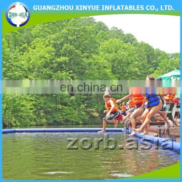 Unique design inflatable sea pool with durable net for sea leisure time