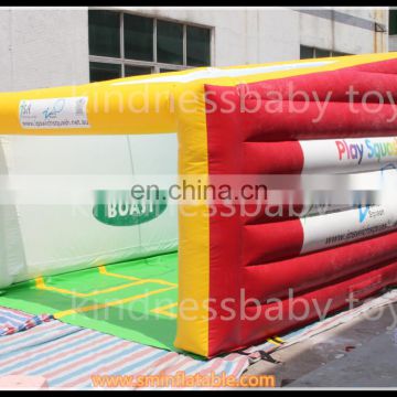 Inflatable squash court, inflatable squash field for amusement