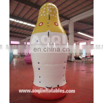 2015 new products big discount milk bottle advertising inflatable model for sale