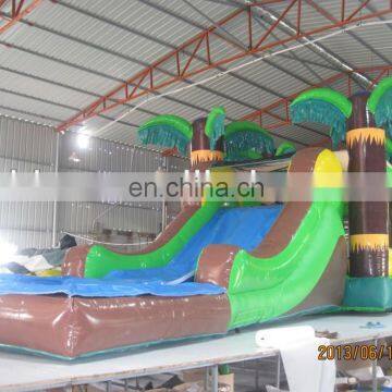 inflatable coconut palm combo, inflatable bouncer with slide, inflatables NC051