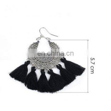 Ladies Fashion Alloy Multicolor Lovely Tassel Earrings for All Purpose