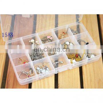 15 Slots Adjustable Storage Box Plastic Case Home Organizer Jewelry