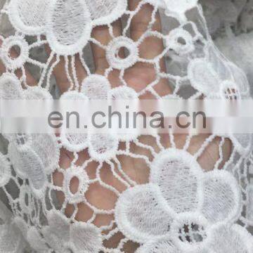 2017 Hot Sale Good Quality 100% Polyester Embroidery Lace Fabric for Dress photo-4