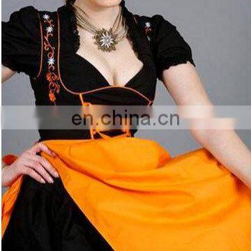 2014 Women Custom Cotton Polyester Trachten Mini Dirndl