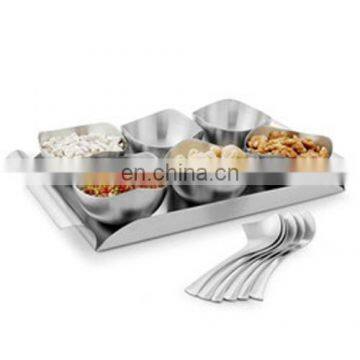 stainless steel bar Serving Platter / round Serving Platter