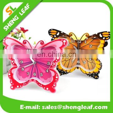 Three-dimensional digital butterfly table clock