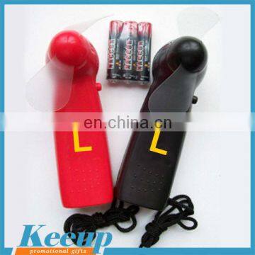 Promotional Custom Logo Portable LED Flashing Mini Fan for Advertising photo-3