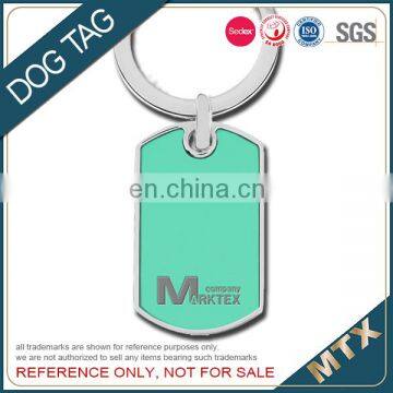 Zinc alloy soft enamel ID dog tag