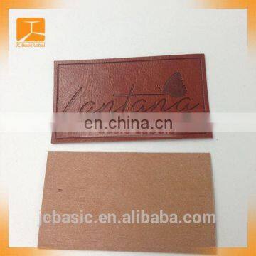 Fashion Design Custom pu Materials Jeans Leather Sewing Labels for Clothing photo-6