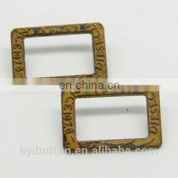 Colorful Custom Metal Label With Antique Painted Color Metal Logo Plate for Jeans photo-2