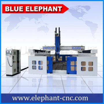 ELE 3050 China Styrofoam foam mold cutting machine , 4 axis atc cnc router for wood mold making