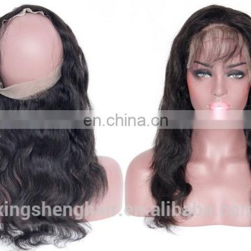 2017 new how sale beautiful texture large stock brazilian human hair 100% remy human hair 360 lace frontal closure