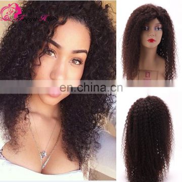 Natural Color Virgin Brazilian Curly Hair Wig