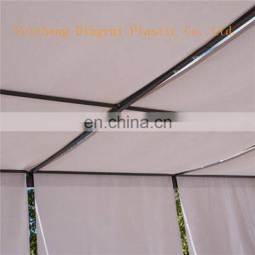 Steel Framed 10' by 10' Gazebo and PVC Coated Sail Finishing Grey Tent photo-4