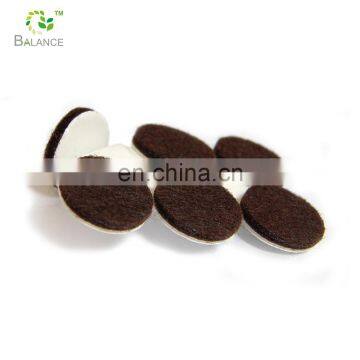 Felt Furniture Pads (Round 25mm) Self-Stick Heavy Duty Brown Adhesive Furniture Pads