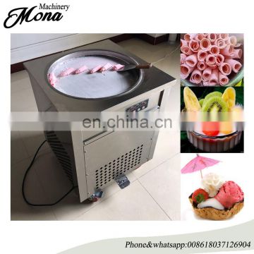 Golden supplier commercial fried ice cream rolling machine for sale