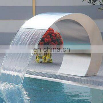 China Factory stainless steel 304# waterfall garden decoration