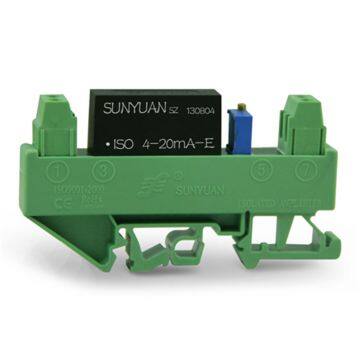 DIN3 Small Size DIN Rail Mounted Analog Signal Conditioner 4-20mA Output DIN3 ISO 4-20mA-E